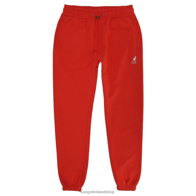 IE Kangol Embroidered Jogger Red Men Pants 6B26V1057