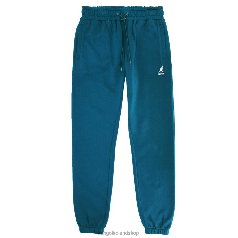 IE Kangol Embroidered Jogger Teal Men Pants 6B26V1059