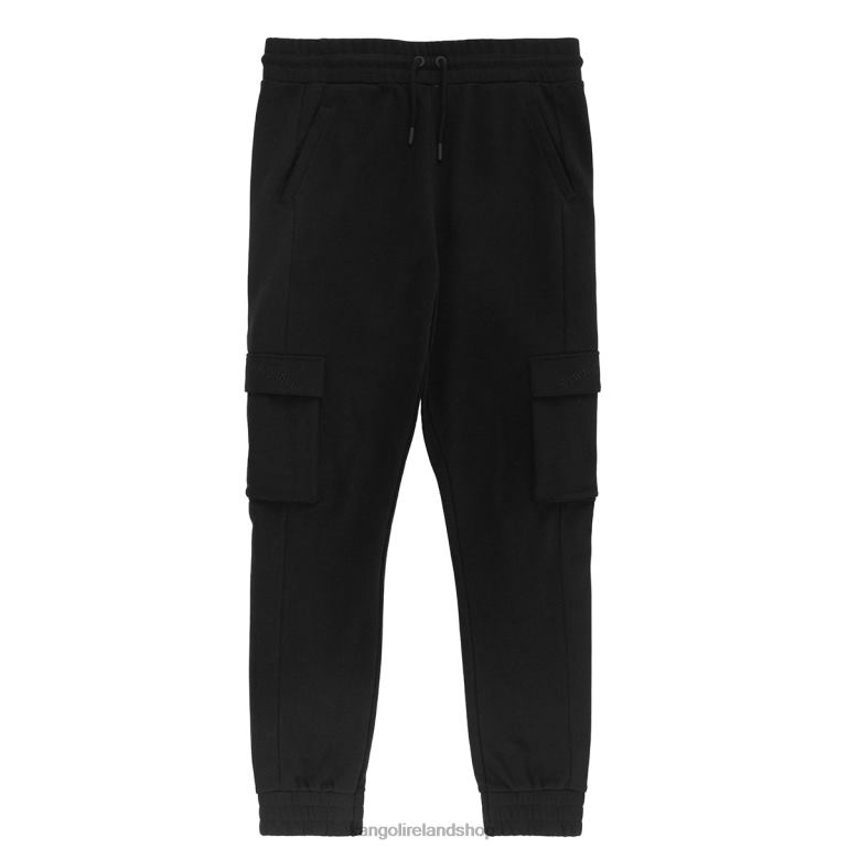 IE Kangol Interlock Jogger Jet Black Unisex Pants 6B26V1080