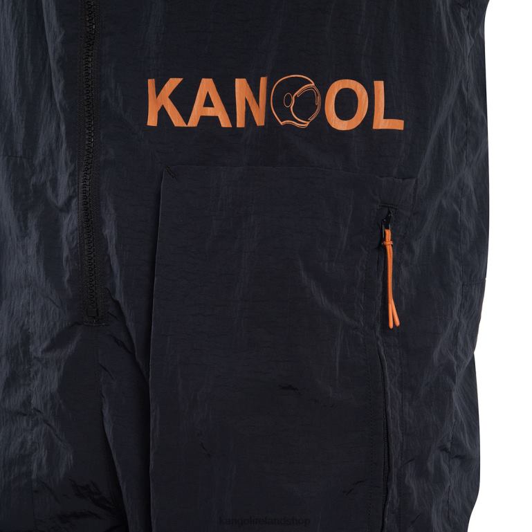 IE Kangol Out of this World Overalls Black Unisex Pants 6B26V996