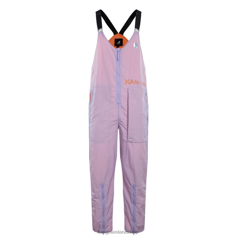IE Kangol Out of this World Overalls Lavender Unisex Pants 6B26V997