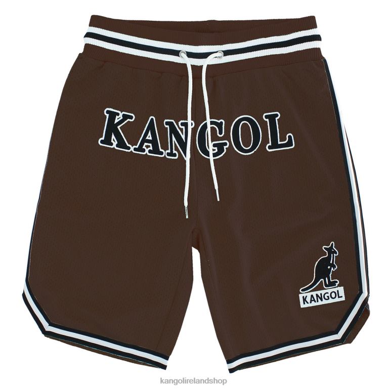 IE Kangol Game Day Basketball Shorts Chocolate Martini Unisex Pants 6B26V1014