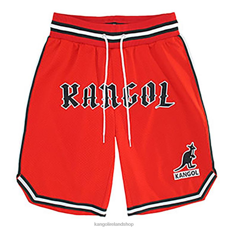IE Kangol Game Day Basketball Shorts Red Unisex Pants 6B26V1009
