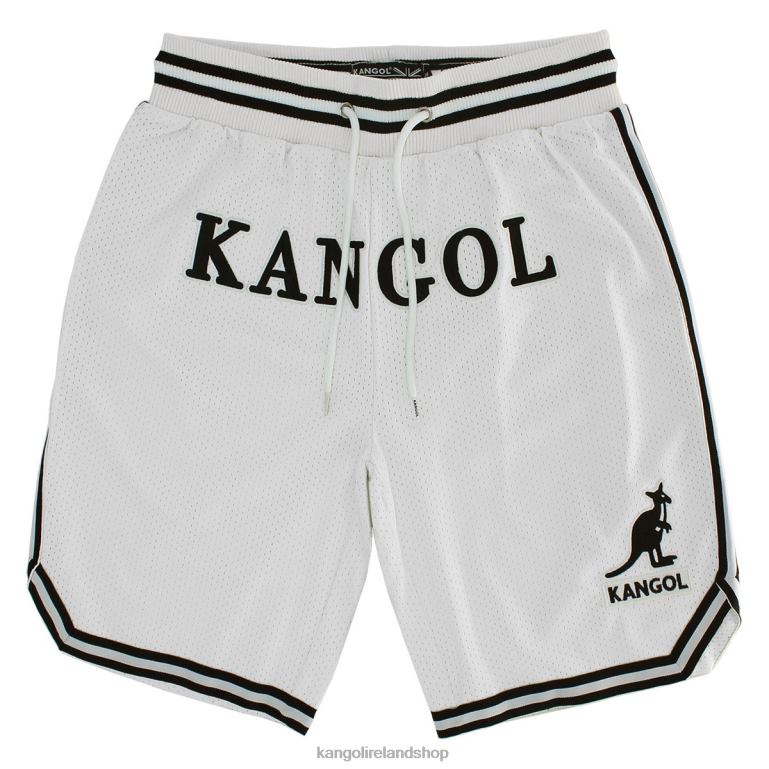 IE Kangol Game Day Basketball Shorts White Unisex Pants 6B26V1012