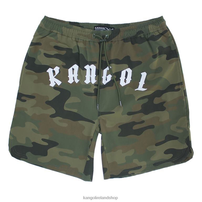 IE Kangol Gothic Swim Short Army Camo Unisex Pants 6B26V1030
