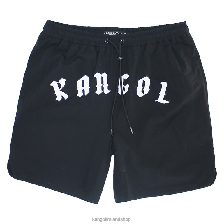 IE Kangol Gothic Swim Short Black Unisex Pants 6B26V1028