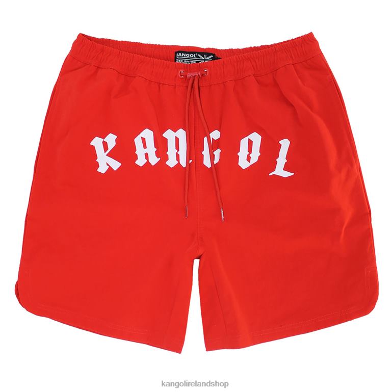 IE Kangol Gothic Swim Short Red Unisex Pants 6B26V1029